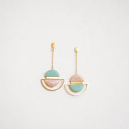 Dangling Marble Sage Earrings