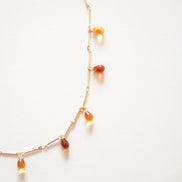 Amber Drops Necklace