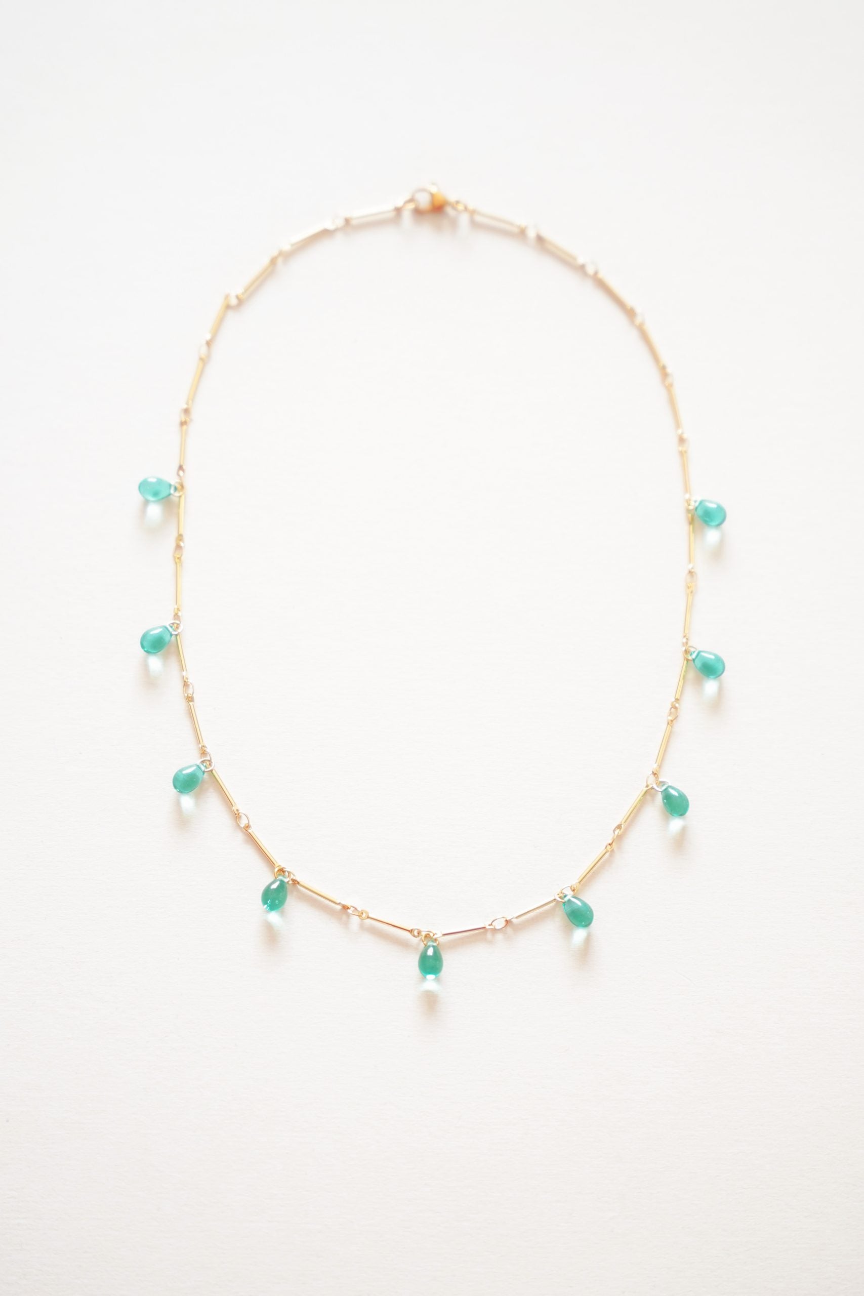 Sea Blue Drops Necklace