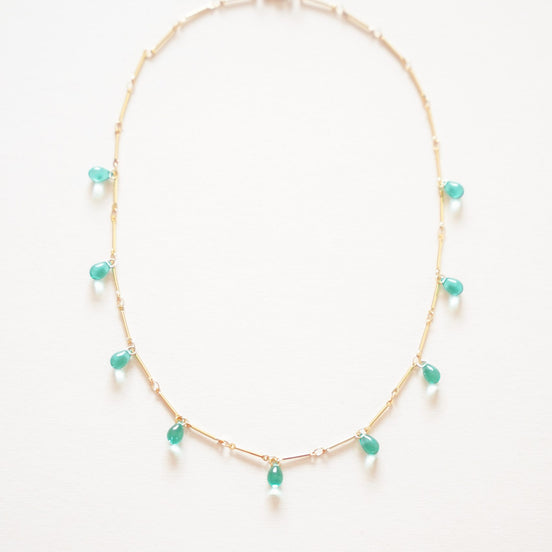 Sea Blue Drops Necklace
