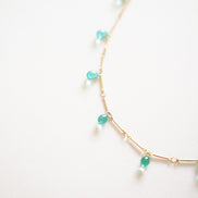 Sea Blue Drops Necklace