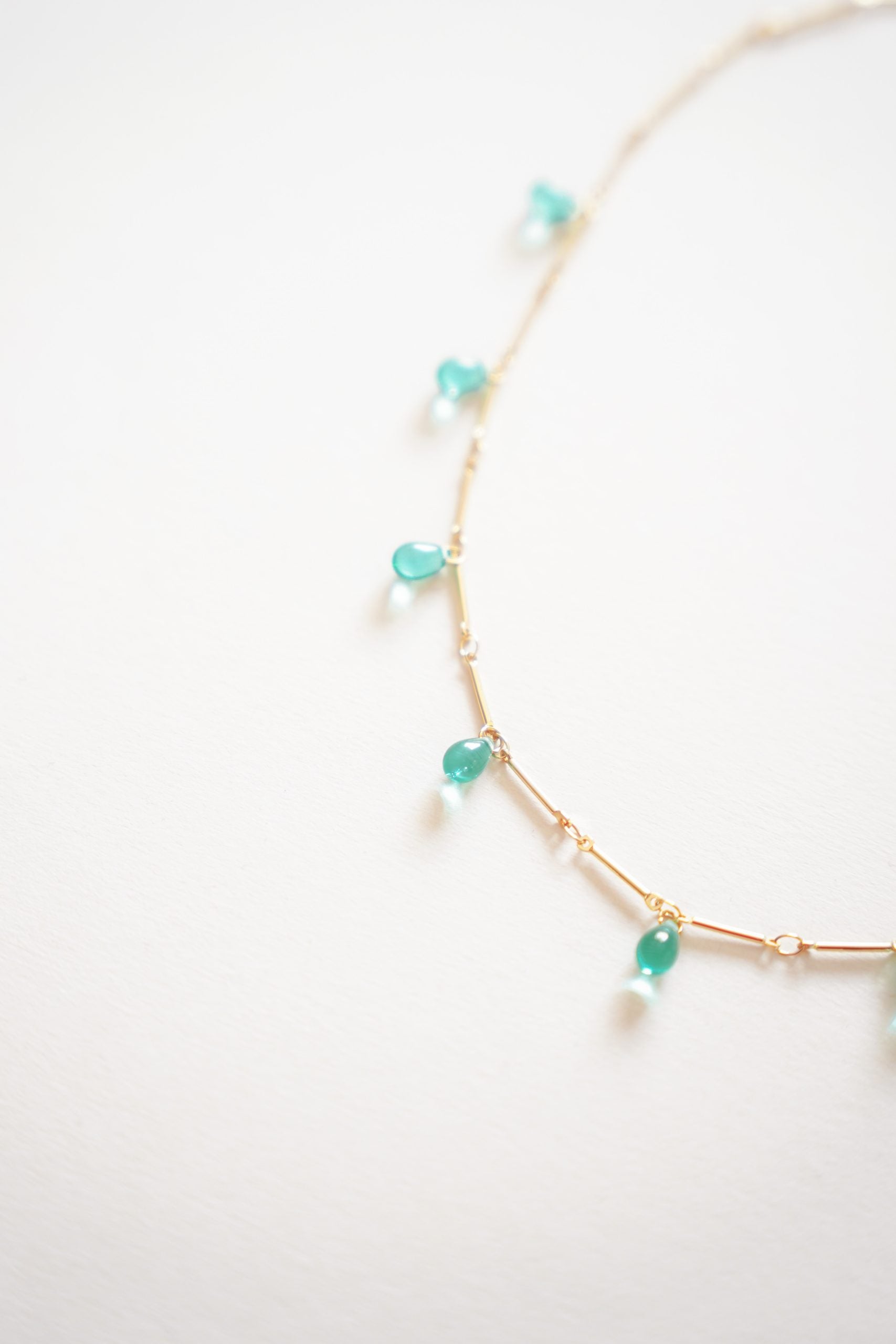 Sea Blue Drops Necklace