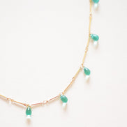 Sea Blue Drops Necklace