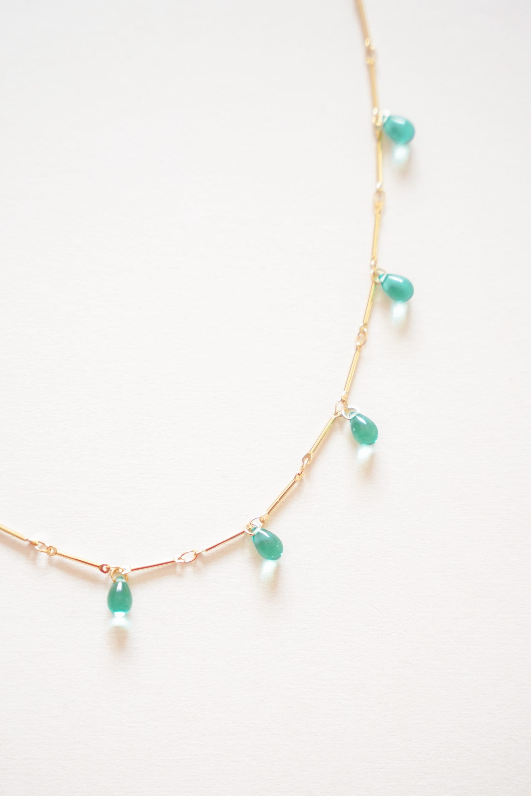 Sea Blue Drops Necklace