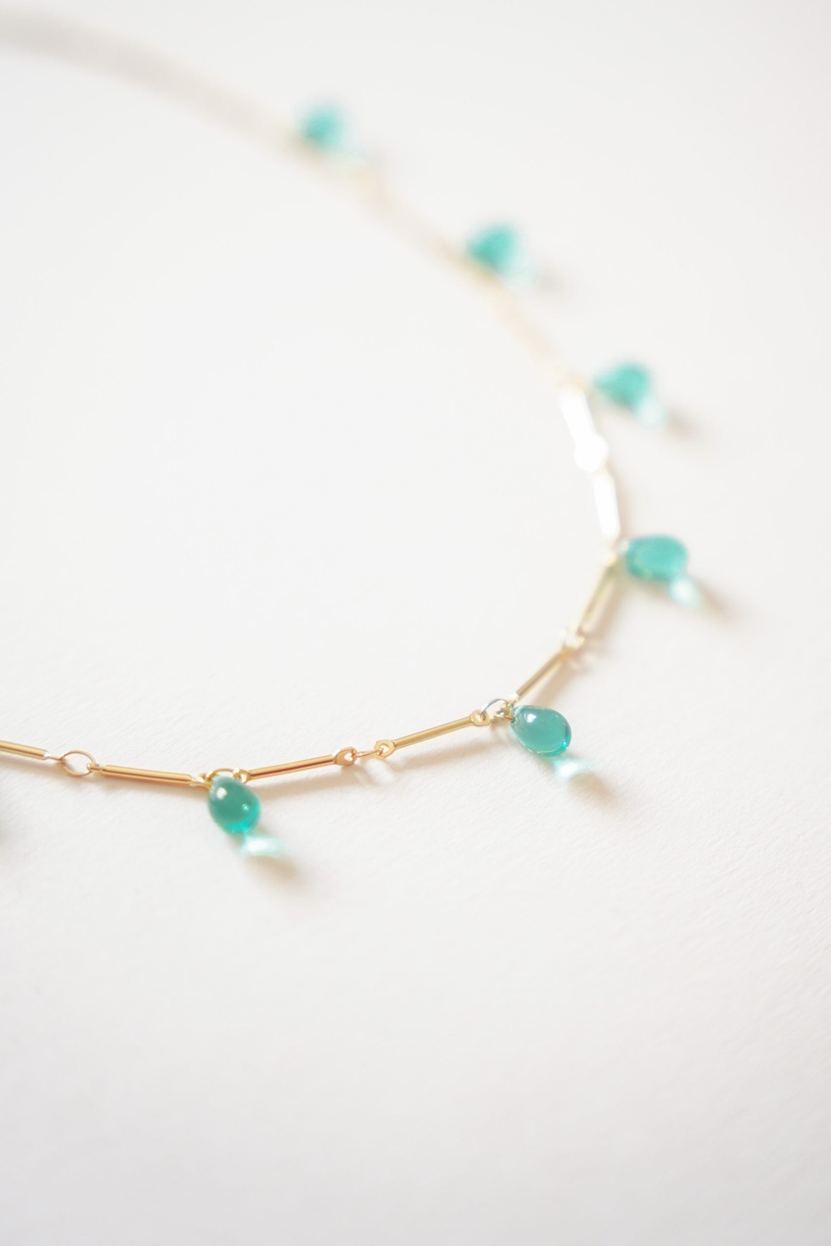 Sea Blue Drops Necklace