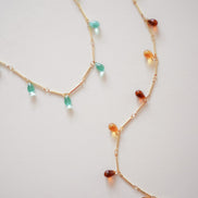 Amber Drops Necklace