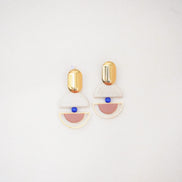 Kontrast in Rosa und Blau