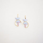 Marbled Lilac Earrings