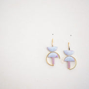 Marbled Lilac Earrings