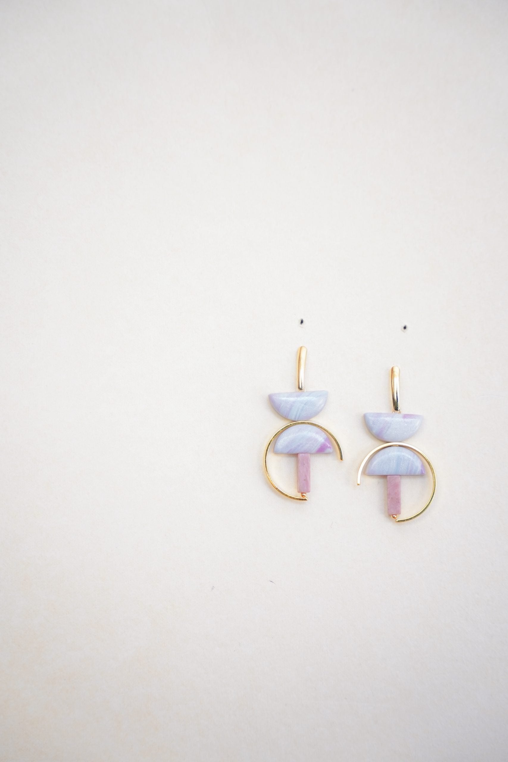 Marbled Lilac Earrings