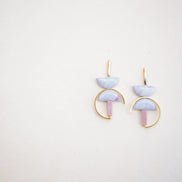 Marbled Lilac Earrings