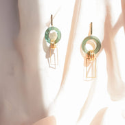 Dangling Circle Earrings