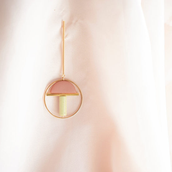 Dangling Geometric Earrings