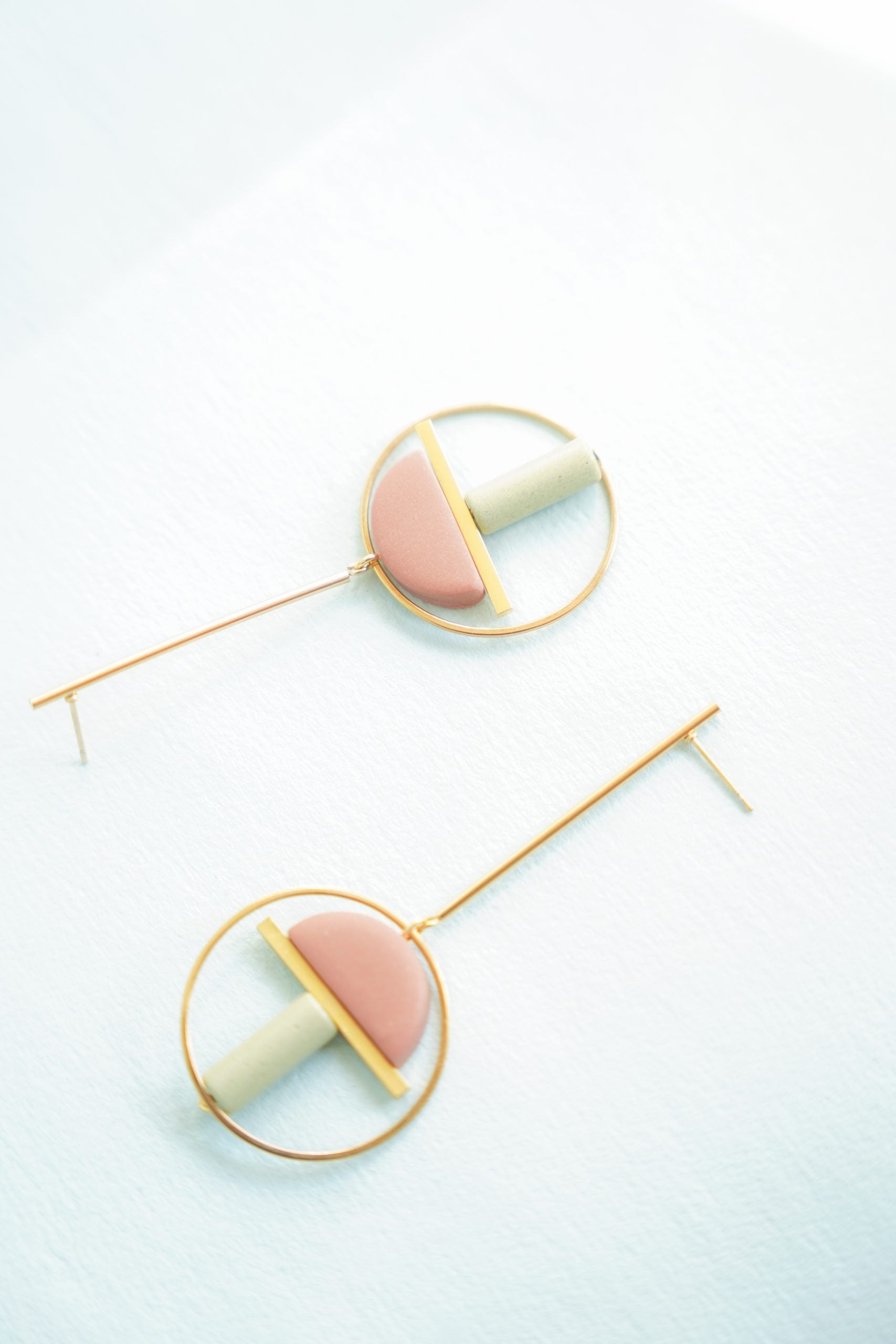 Dangling Geometric Earrings