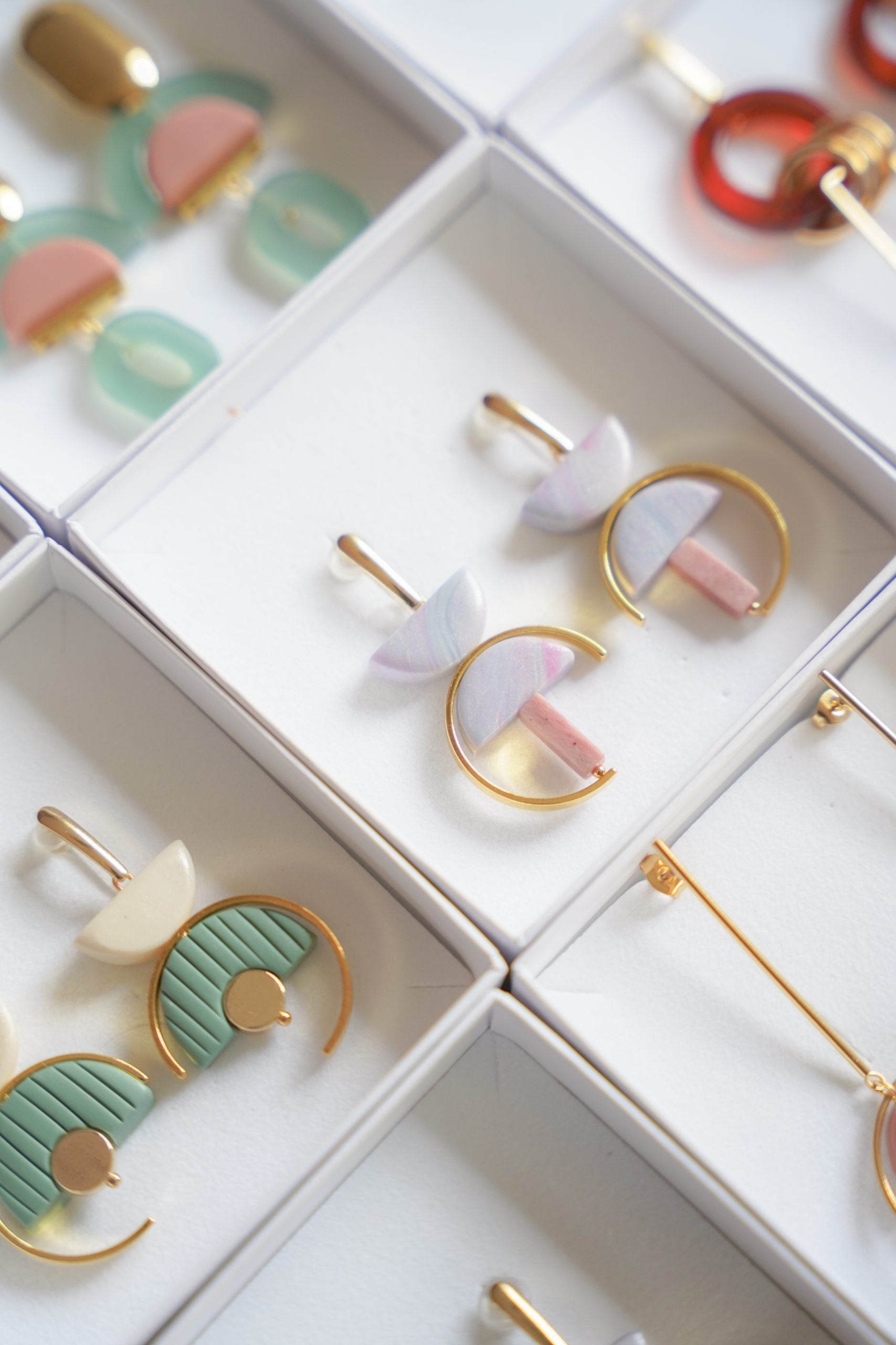 Kontrast in Rosa und Blau