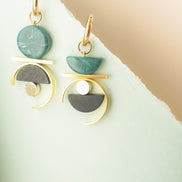 Asymmetrical Pine dangles