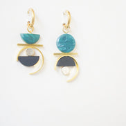 Asymmetrical Pine dangles