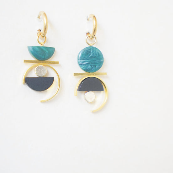 Asymmetrical Pine dangles