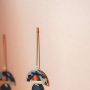 Tortoise Coral Earrings