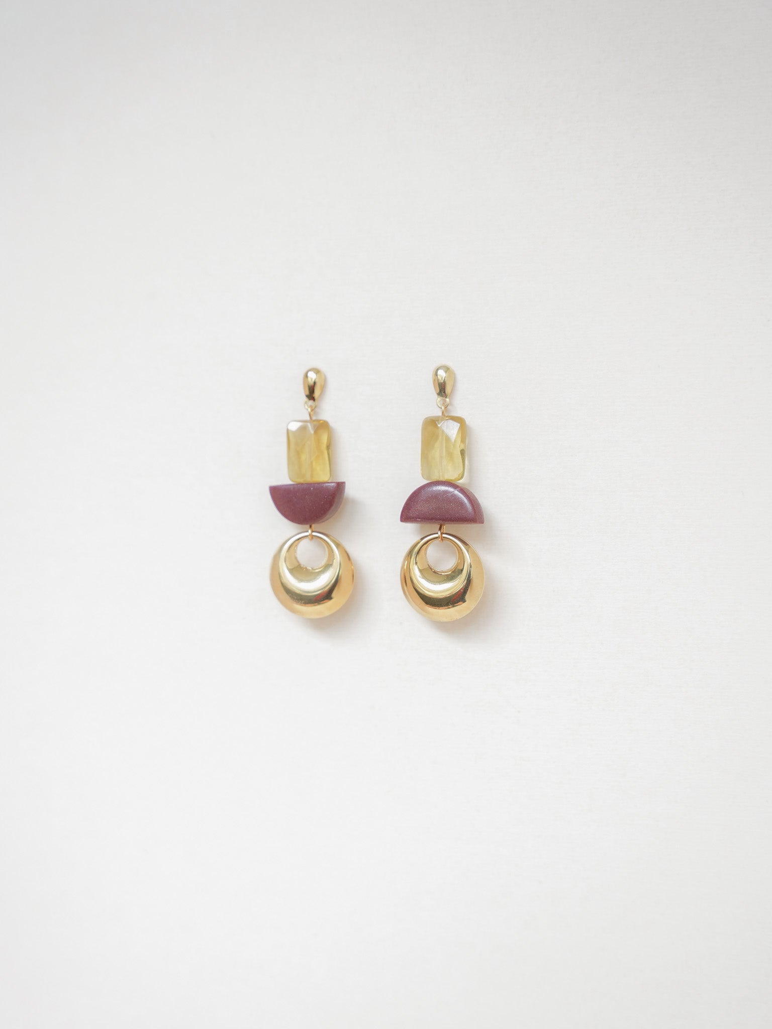Burgundy Dangles