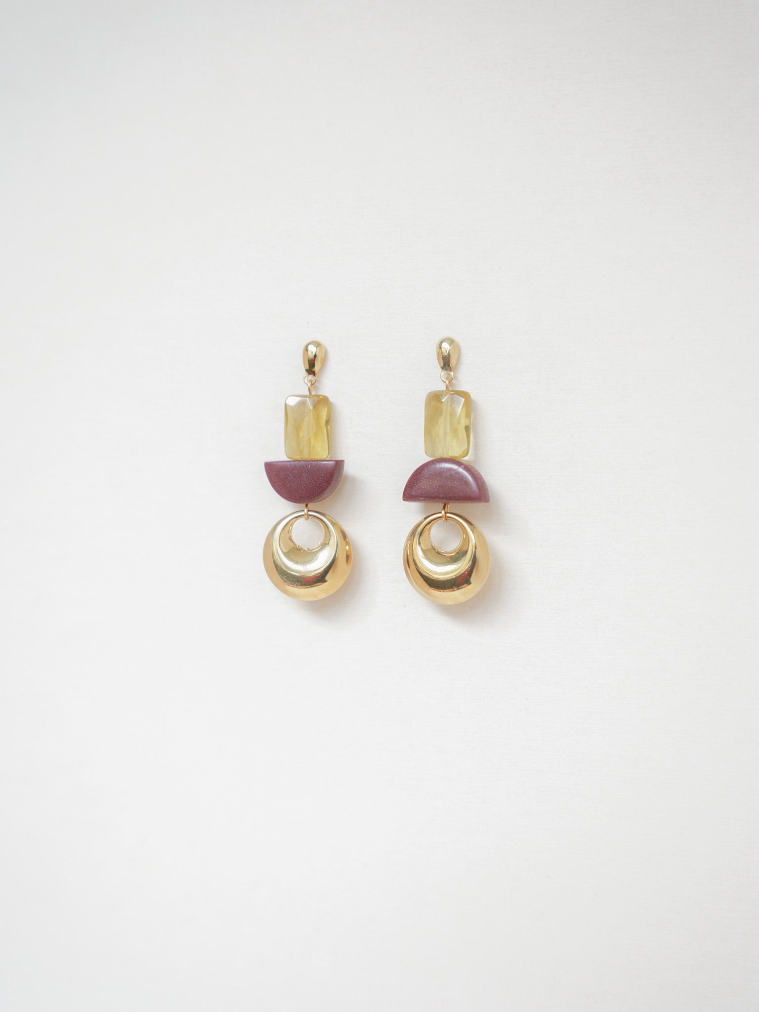 Burgundy Dangles