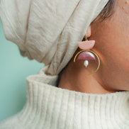 contrast in Burgundy and Pink