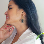 Dangling Circle Earrings