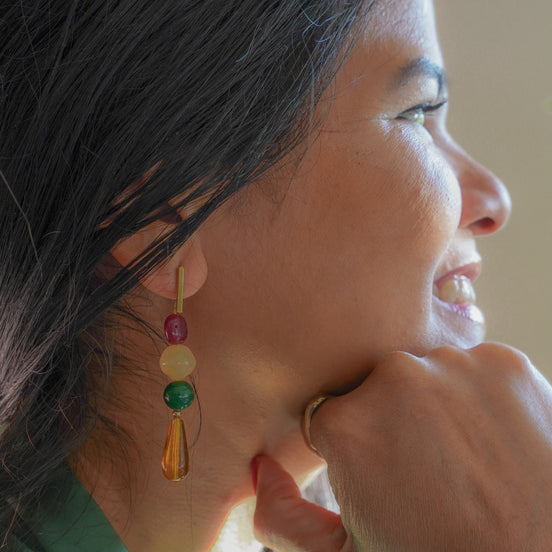 Colour Block Earrings