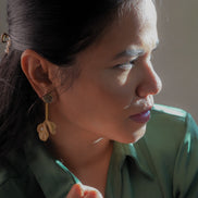 Dangling Flower Earrings