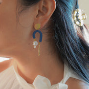 Blue Whimsical Arches