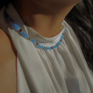 Blue Murano Glass Necklace