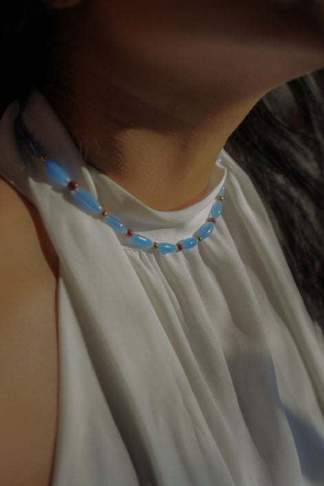 Blue Murano Glass Necklace