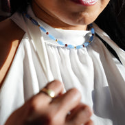 Blue Murano Glass Necklace