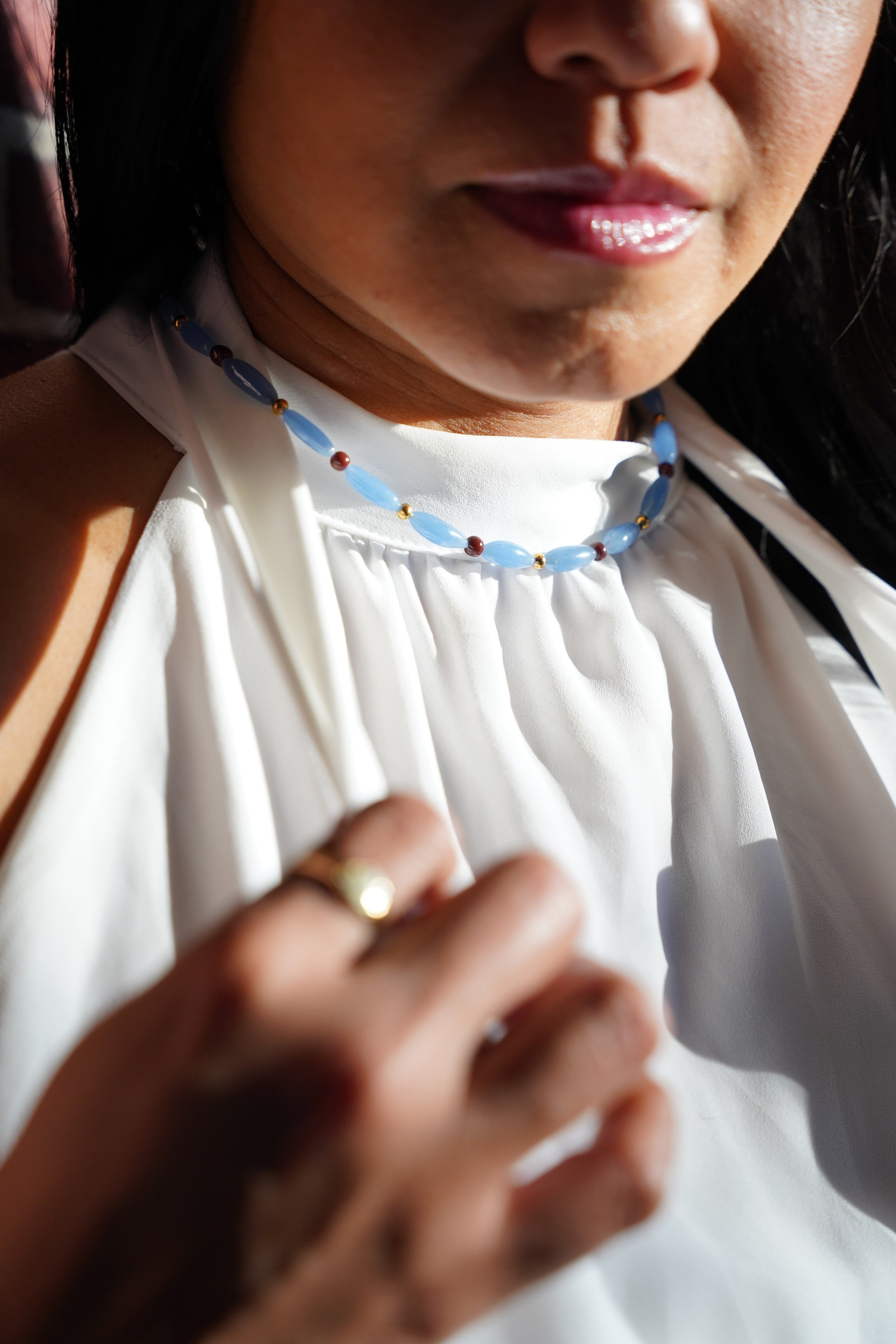 Blue Murano Glass Necklace