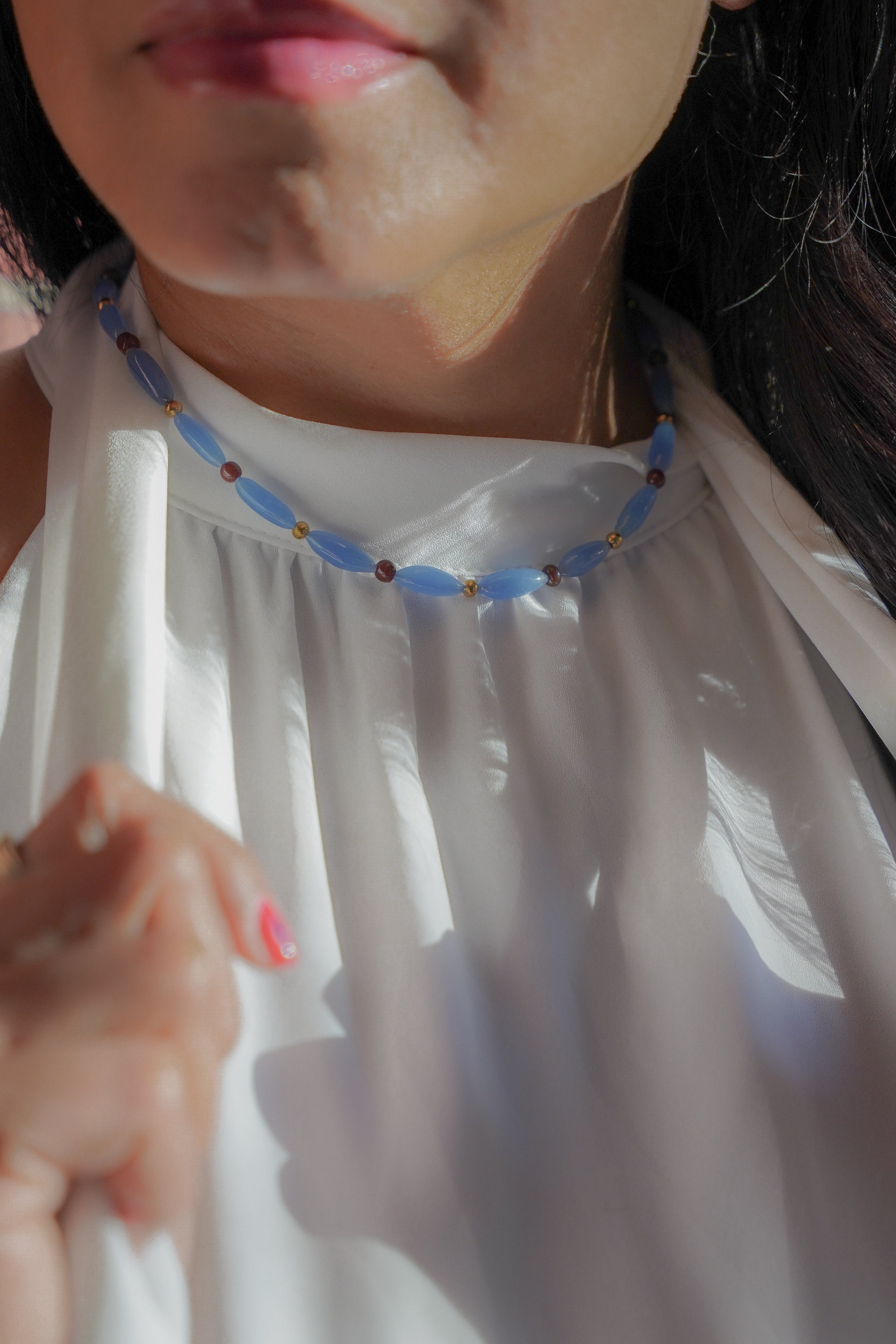 Blue Murano Glass Necklace