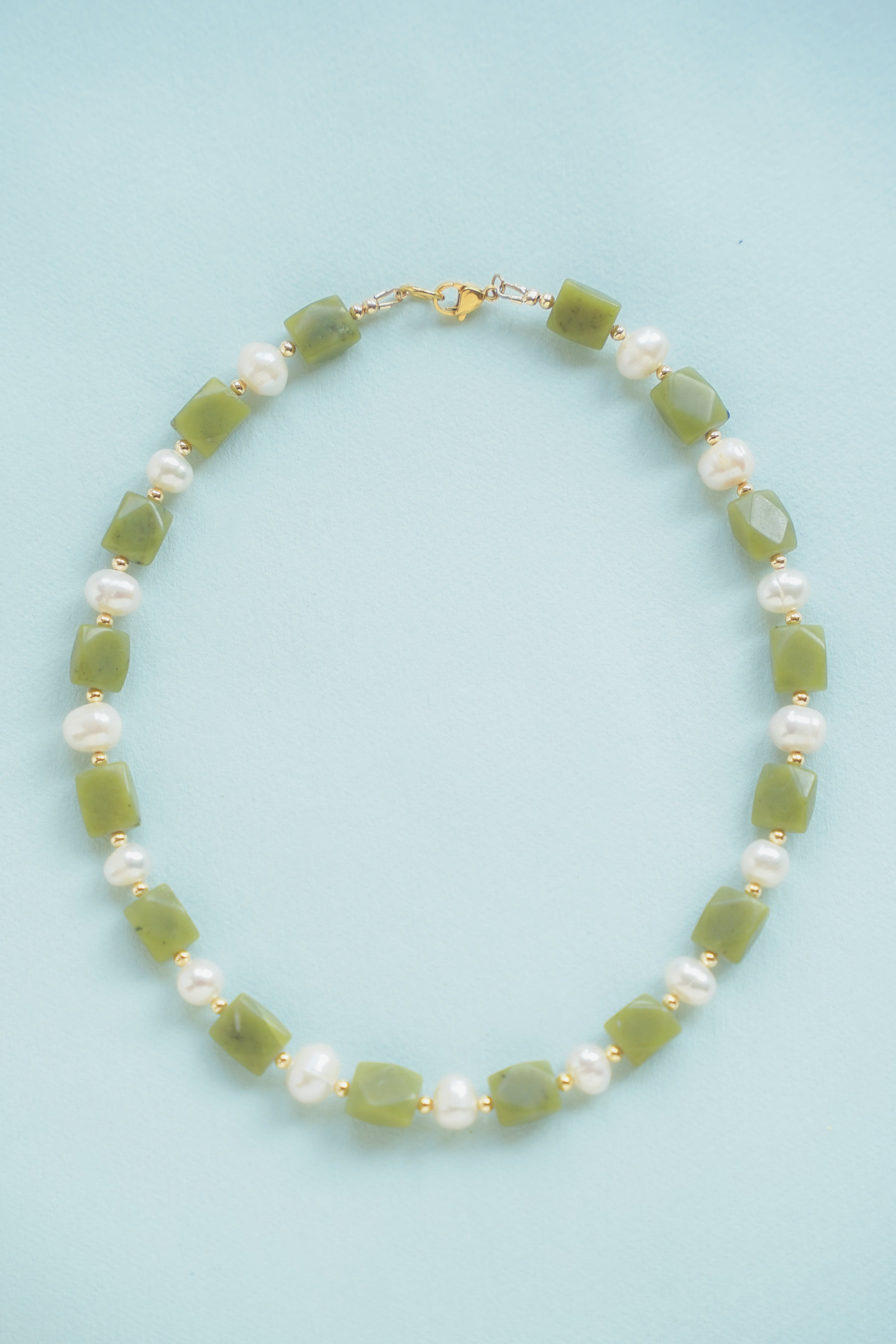 The Classic Jade Pearl Necklace