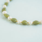 The Classic Jade Pearl Necklace