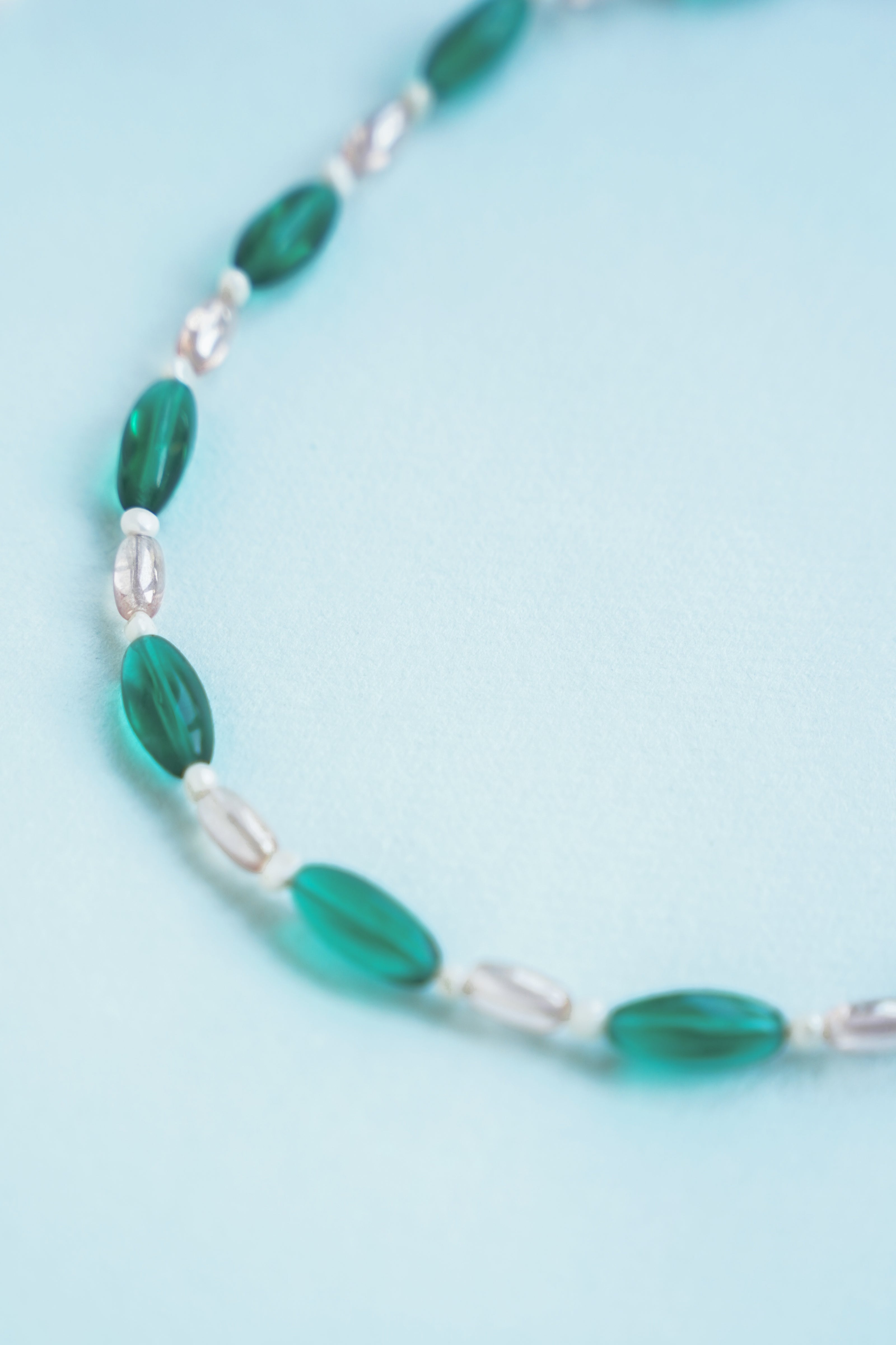 Emerald Pearl Necklace