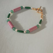 Colour Block Jade Bracelet