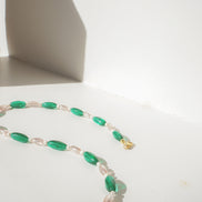 Emerald Pearl Necklace