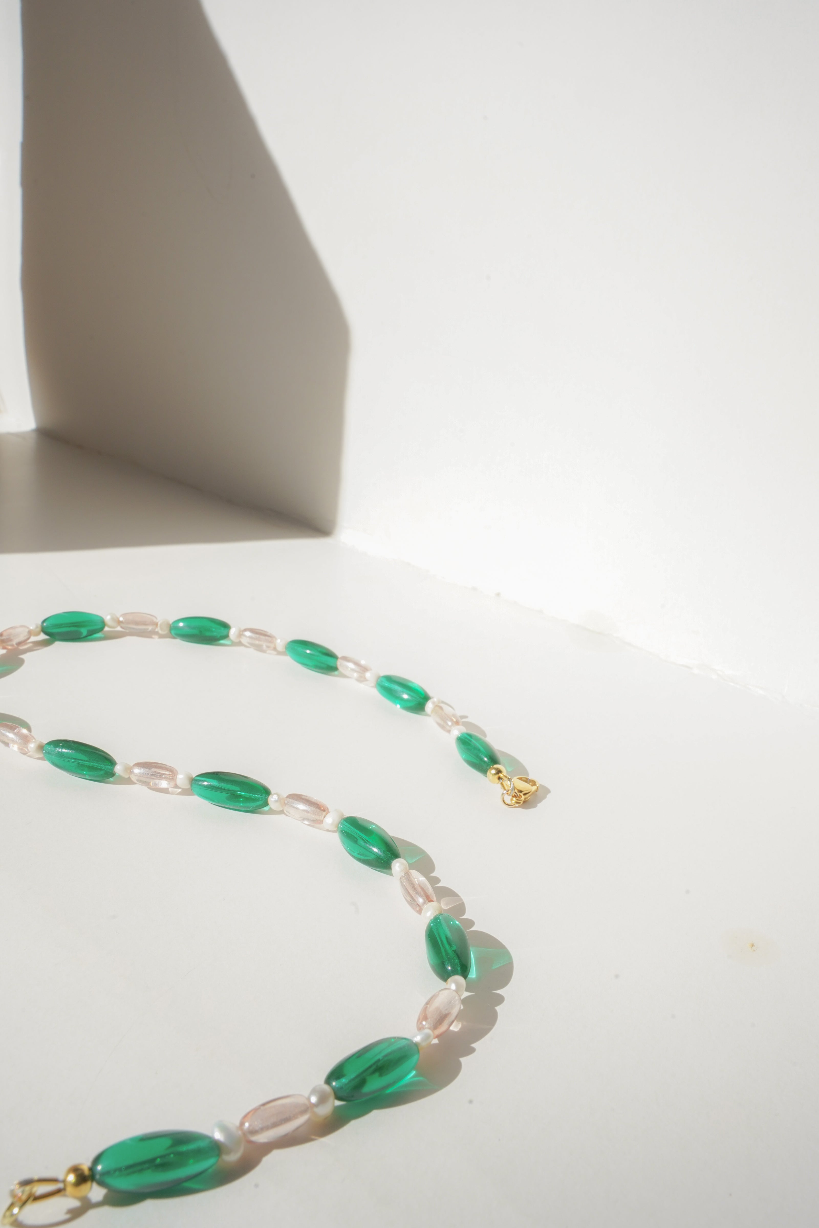 Emerald Pearl Necklace