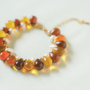 Amber Pearl Bracelet