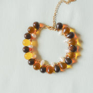 Amber Pearl Bracelet