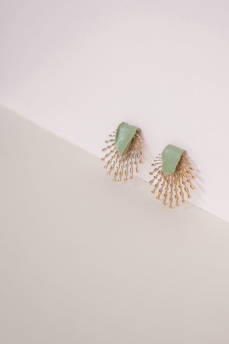 Matcha Stud Earrings