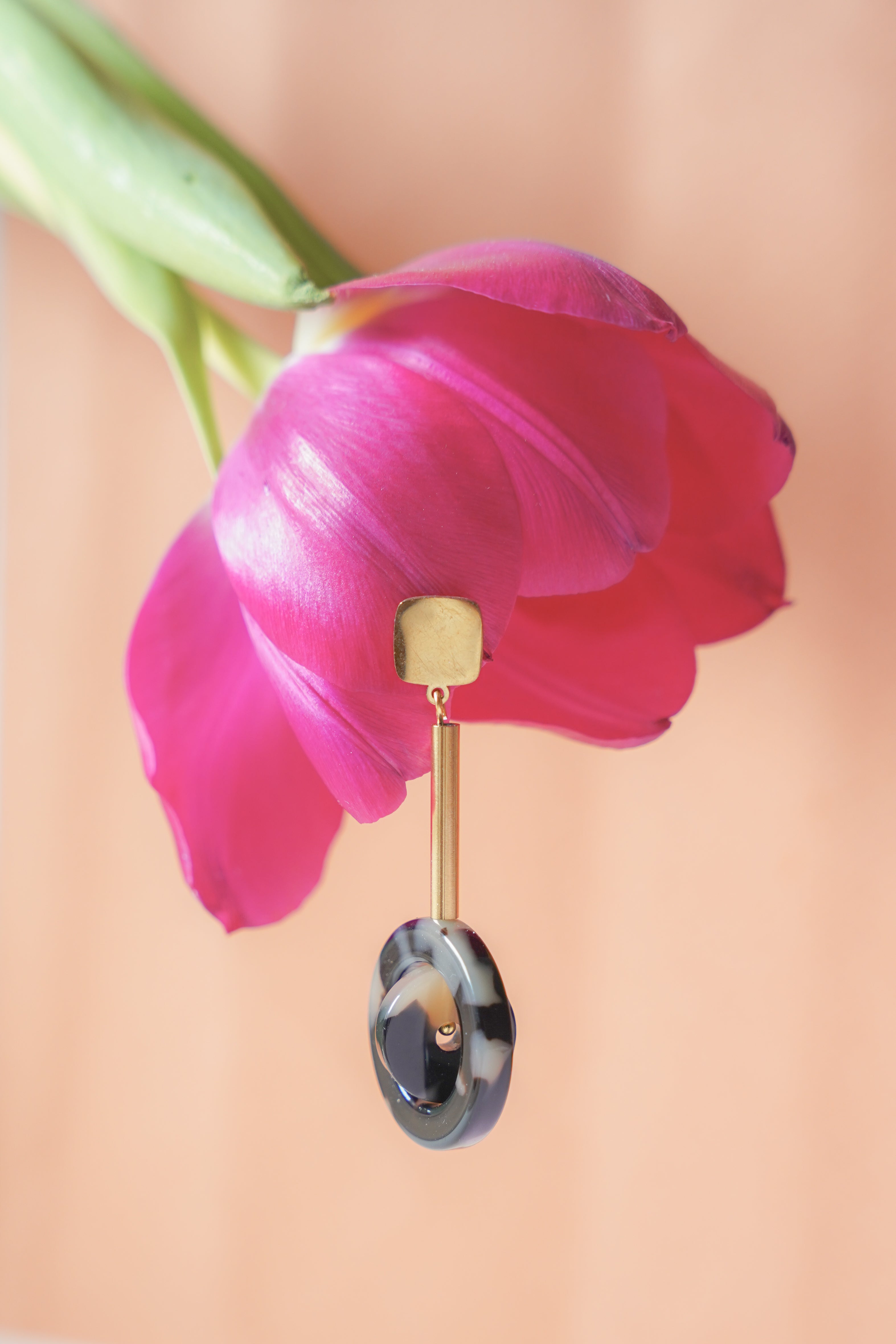 Dangling Circle Earrings