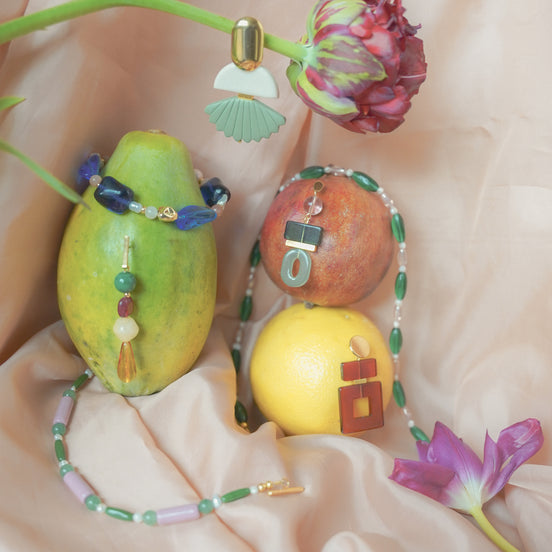 Colour Block Jade Bracelet