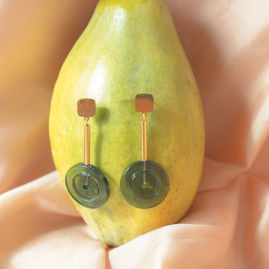 Dangling Circle Earrings