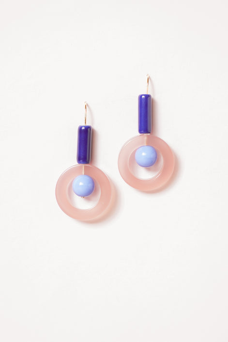 Sterling Silver Round Dangles