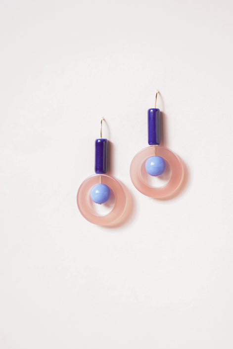 Sterling Silver Round Dangles