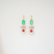 Colour Block Summer Earrings